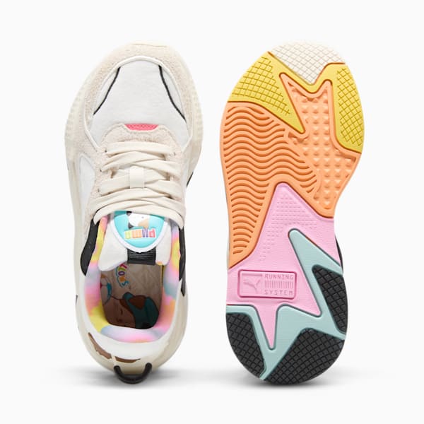 Chaussures de sport RS-X Cam PUMA x SQUISHMALLOWS, enfant et adolescent, Warm White-Alpine Snow-Lemon Meringue, extralarge